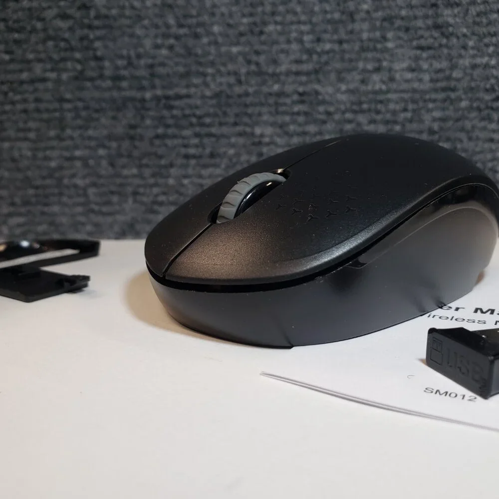 Seenda Wireless Mouse 2.4G Noiseless Mouse with USB Receiver. Black. for pc, mac